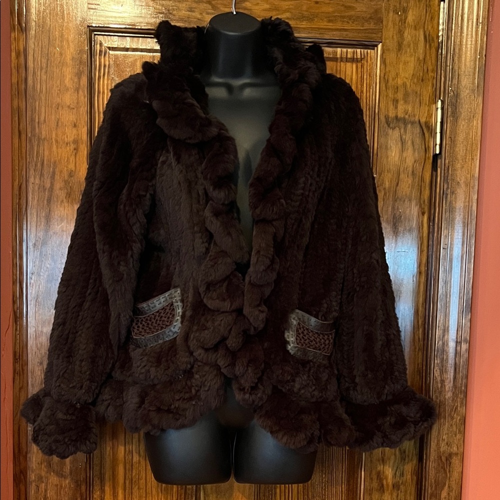 Rizal Dark Brown Teddy Jacket